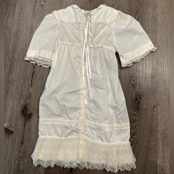 Vintage handmade baptismal baptism dress - Picture 5 of 6